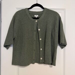 Aerie Short Sleeve Cardigan
